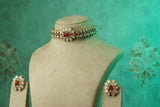 Polki choker Set (4-9763)(B)