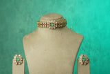 Kundan Choker Set (4-9773)(B)