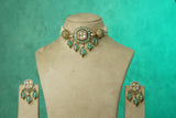 Polki Choker Set (4-9771)(B)