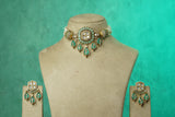 Polki Choker Set (4-9771)(B)
