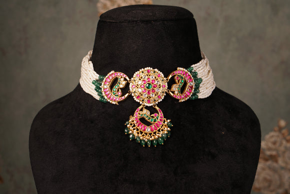 Kundan Necklace (4-8349)(K)