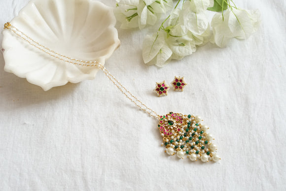 Kundan necklace set  (4-7700)(A)