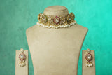Polki Necklace Set (4-9752)(B)