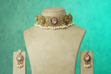Polki Necklace Set (4-9752)(B)
