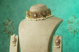 Polki Necklace Set (4-9752)(B)