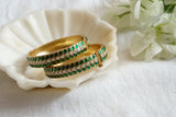 Kundan bangles (3-394)(A)(size 2'8)