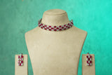 AD Stone Choker Set (4-9751)(B)