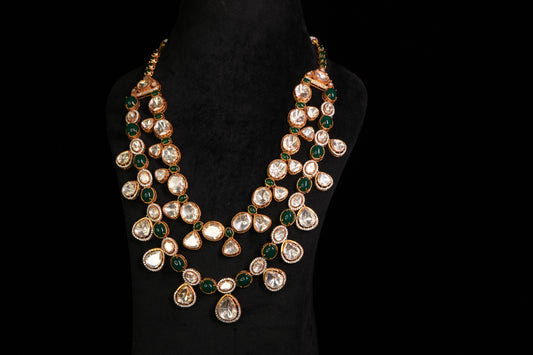 Polki Necklace (4-8877)(R) - JEWELSTYLE