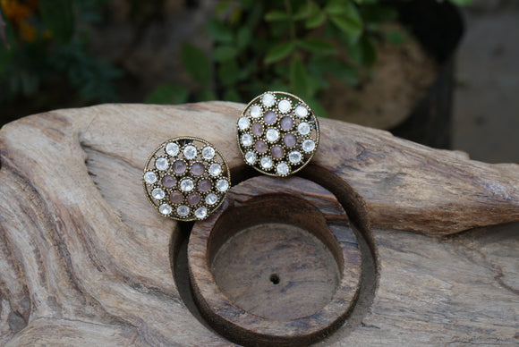 Polki Studs  (1-4124)(A)