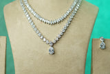 AD Stone Necklace Set (4-9750)(B)