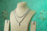AD Stone Necklace Set (4-9750)(B)