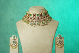 Polki Necklace Set (4-9746)(B)