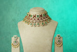 Polki Necklace Set (4-9746)(B)