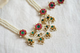 Kundan necklace set  (4-7698)(A)