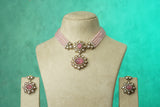 Polki Necklace Set (4-9745)(B)