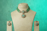 Polki Necklace Set (4-9744)(B)