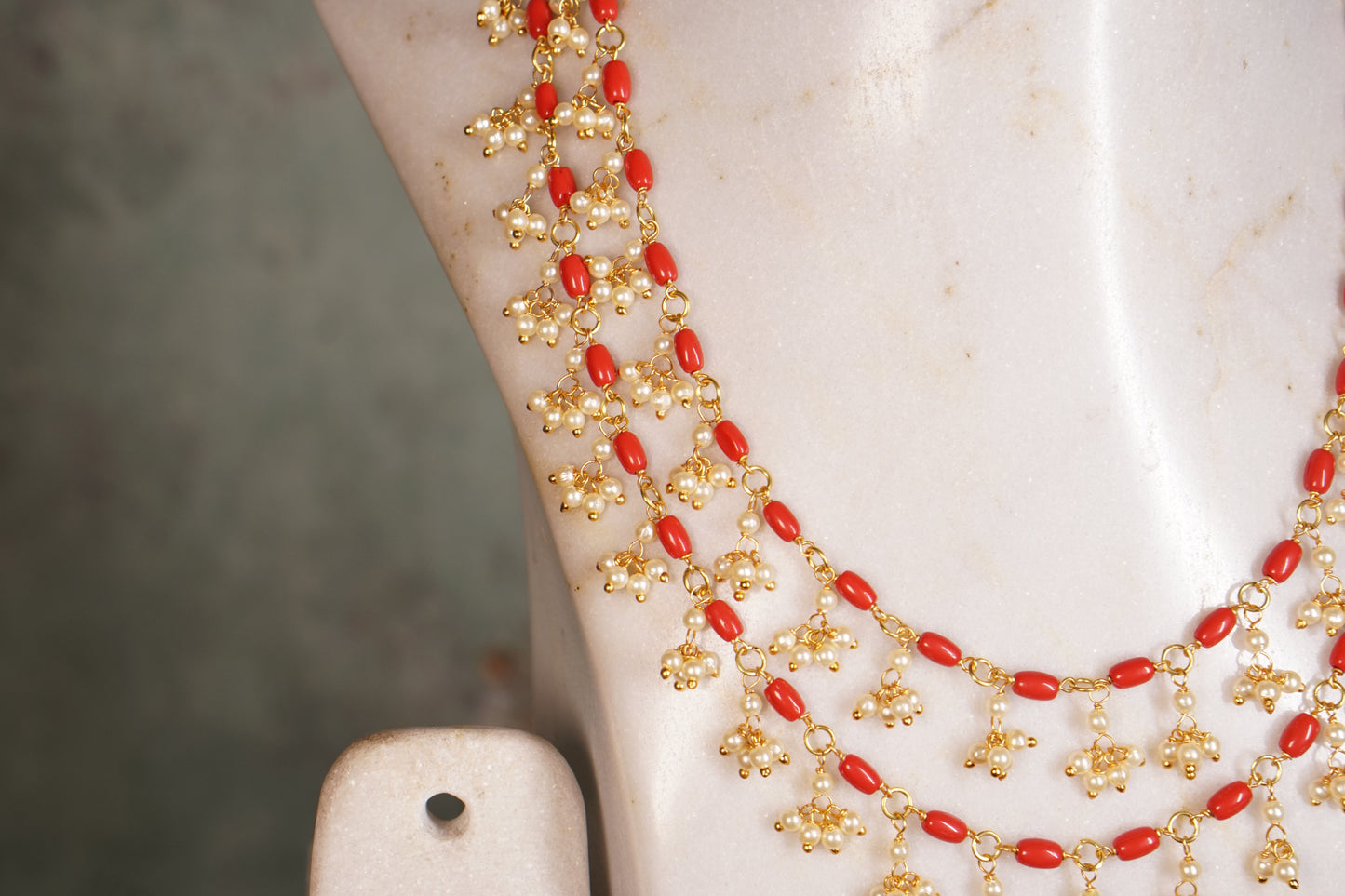 Beads Necklace (4-8114)(N) - JEWELSTYLE
