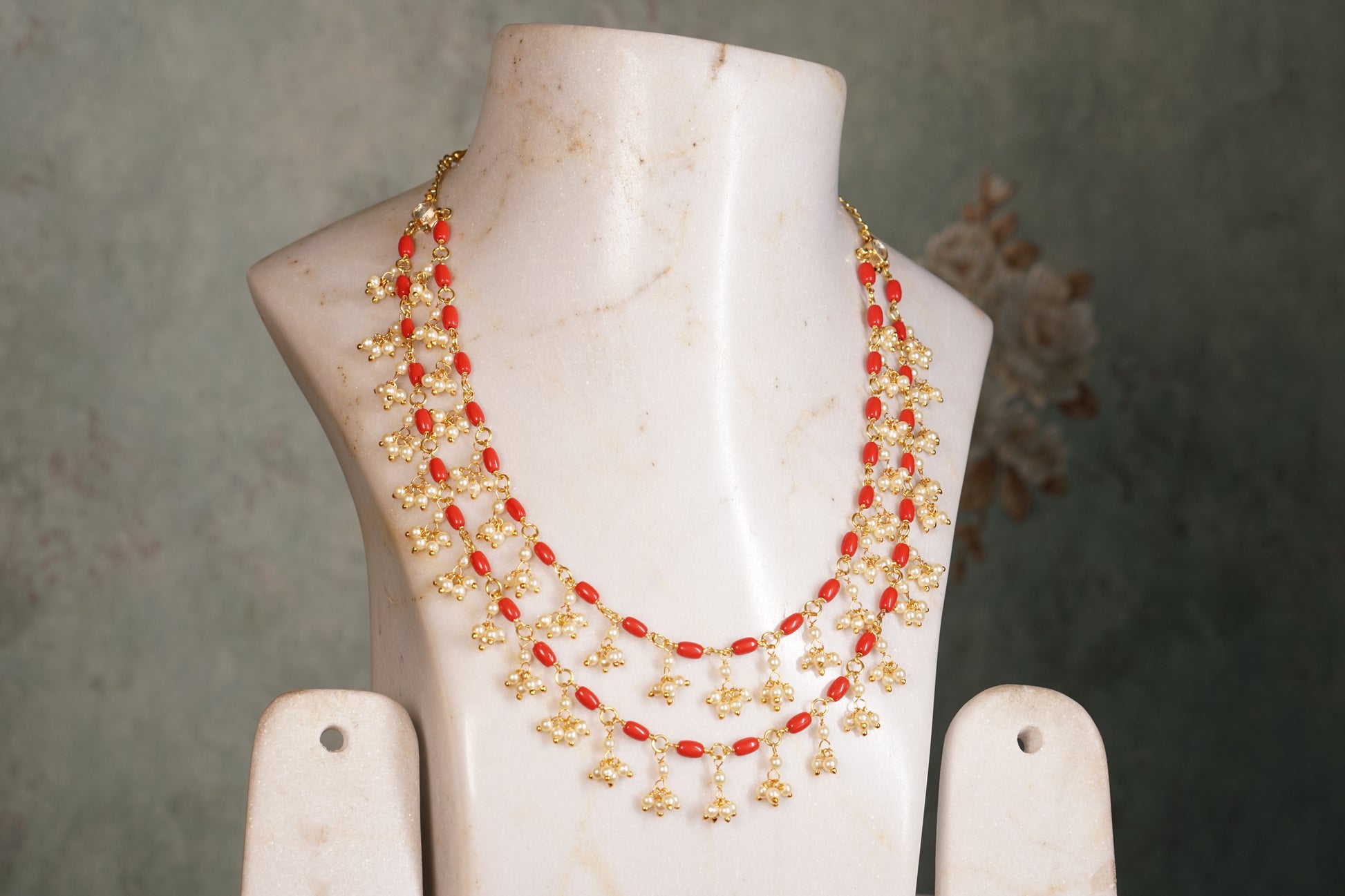 Beads Necklace (4-8114)(N) - JEWELSTYLE