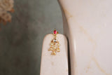 Coral Beads jaali Necklace (4-8117)(N)