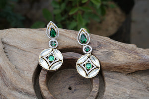 Polki Earrings  (1-4116)(A)