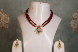 Beads Necklace set (4-8116)(N)