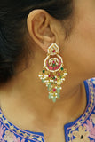 Kundan Earrings (1-4861)(R)