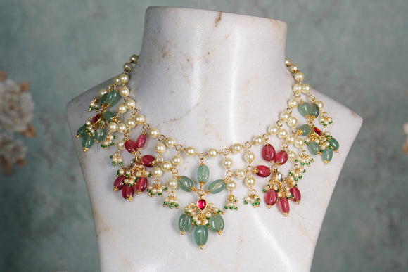 Beads Necklace (4-8122)(N)
