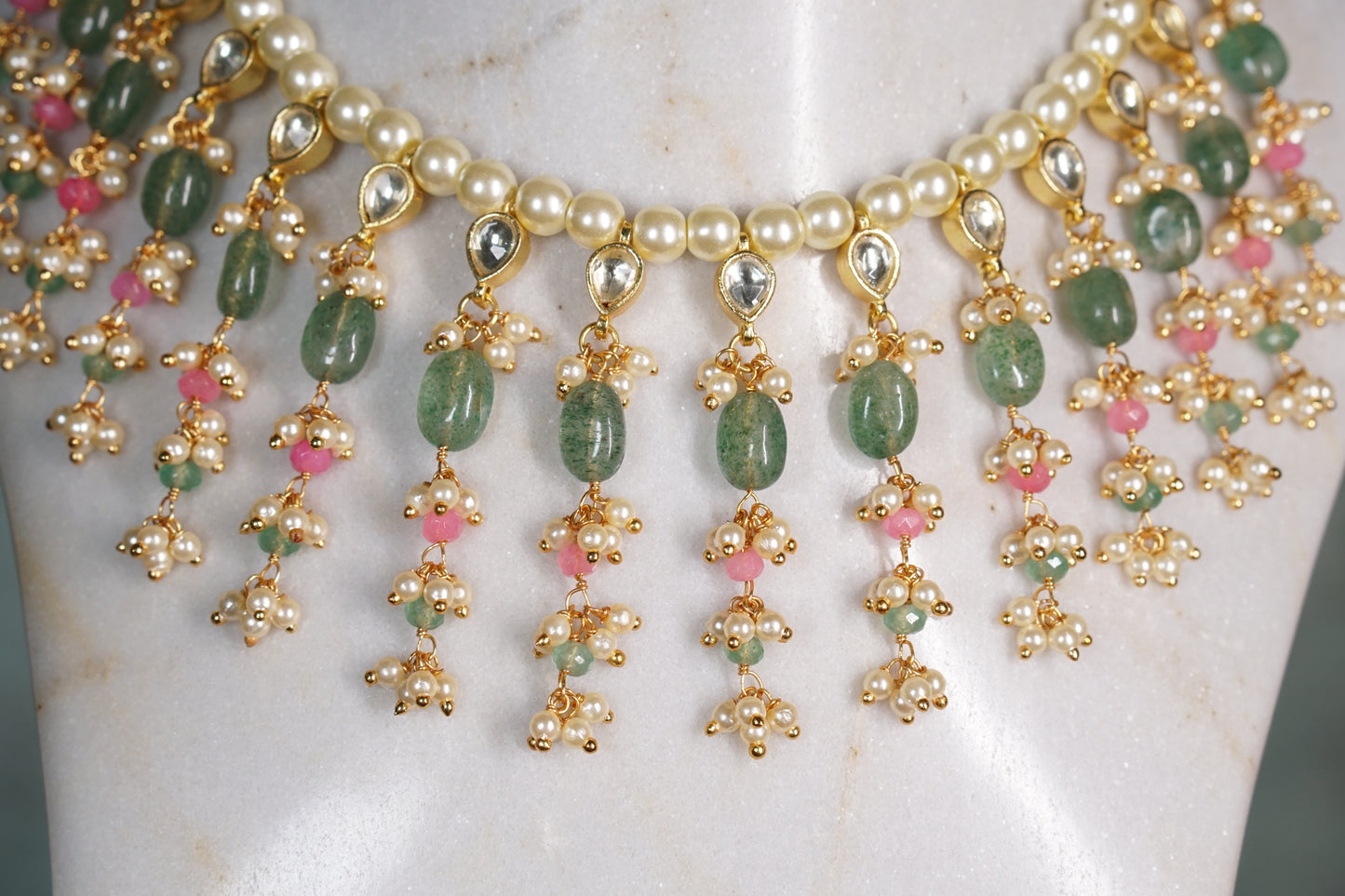 Beads Necklace set (4-8119)(N)