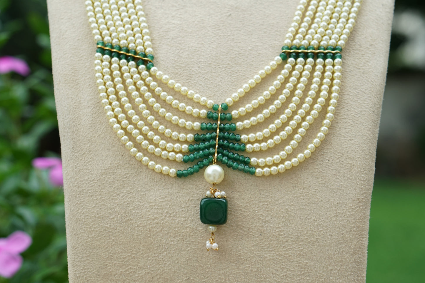 Beads Necklace (4-9462)(N)