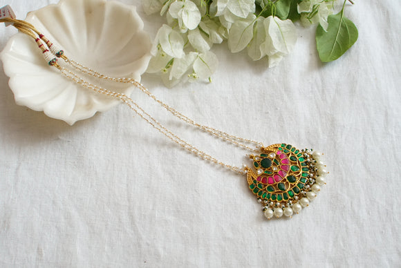 Kundan Pendant necklace (4-7687)(A)