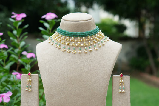 Beads Necklace Set (4-9461)(N)