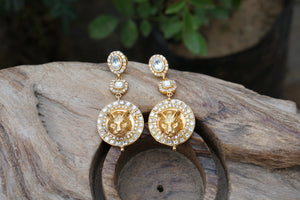 Polki Earrings  (1-4111)(A)