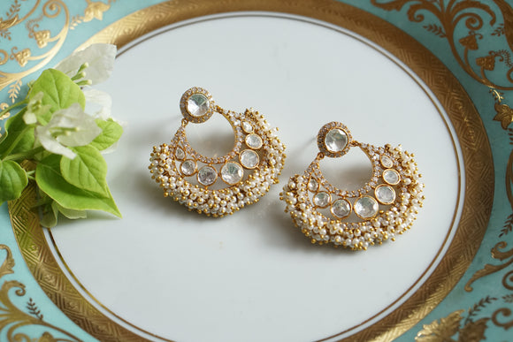 Polki Earrings (1-4533)(B)