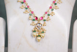 Beads Necklace set (4-8112)(N)