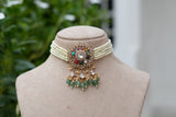 Navratan Polki Choker Set (4-9557)(B)