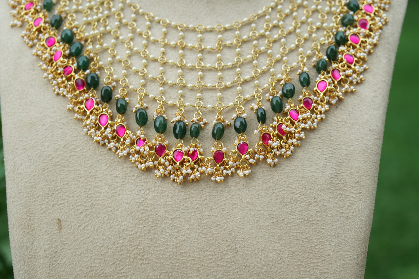 Kundan Necklace (4-9457)(N)