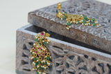 Small Kundan earrings (1-3761)(K)(PREORDER)