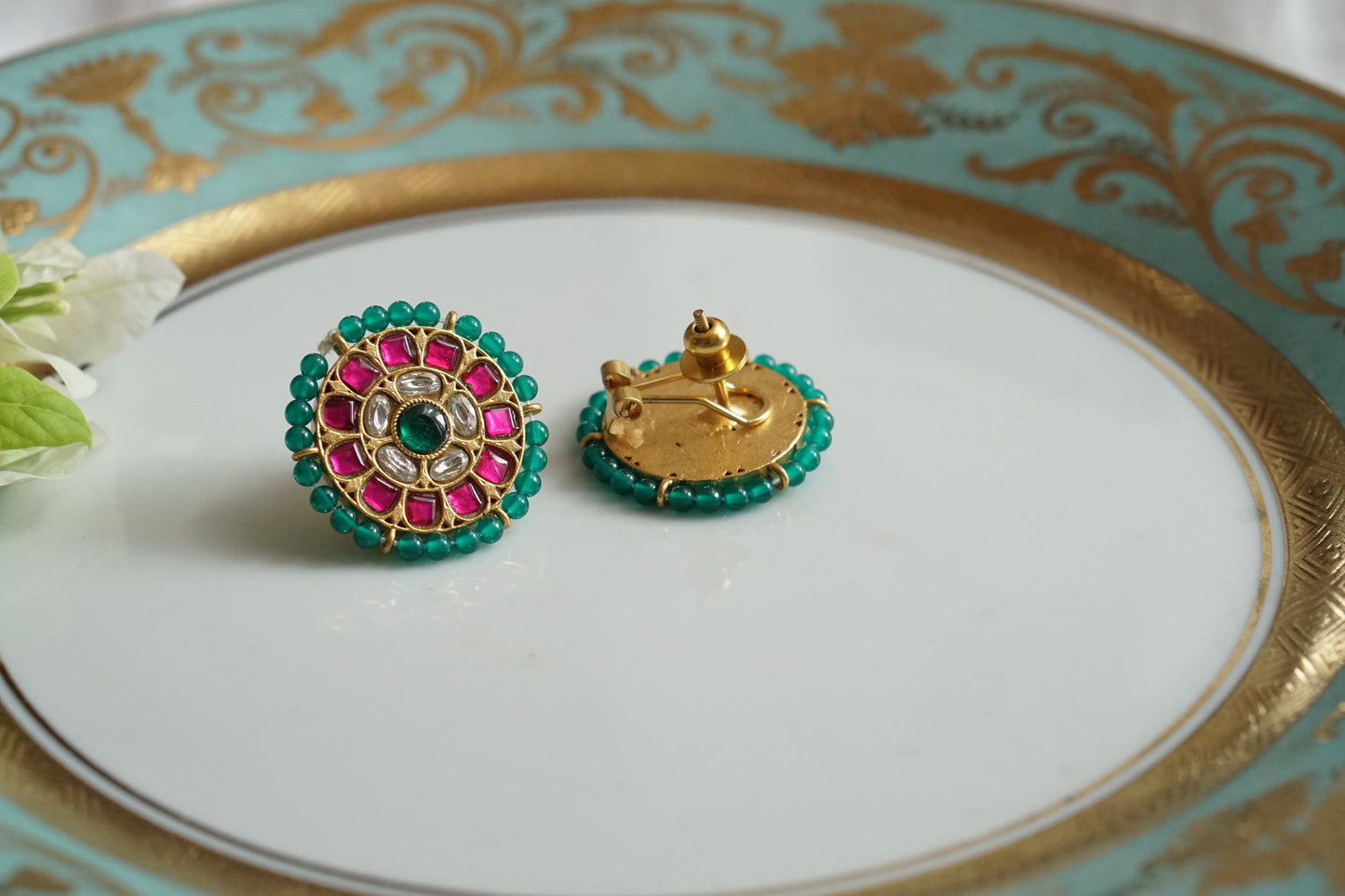 Kundan Studs (1-4550)(K)