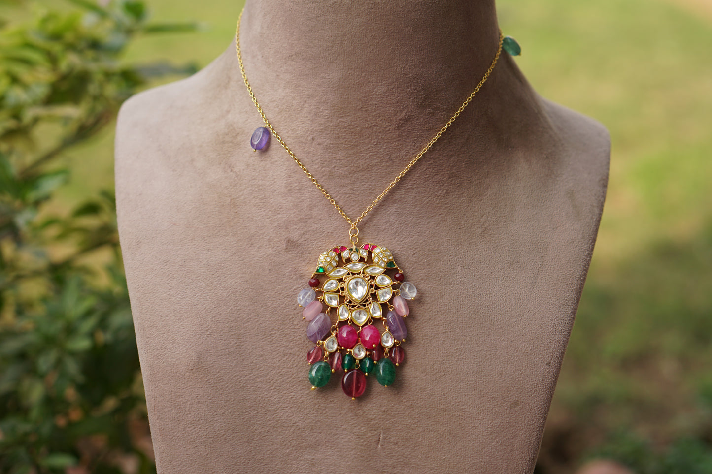 Kundan Pendant (4-8730)(R)