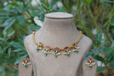 Kundan Antique necklace set (4-6676)(AK)