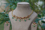 Kundan Antique necklace set (4-6676)(AK)