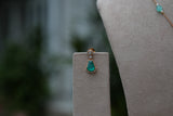 Green Stone Polki Pendant Set (4-9547)(B)