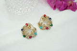 Polki Stone earring (1-4028)(B)