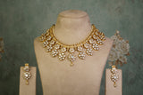 Mango Polki Necklace Set (4-9449)(B)