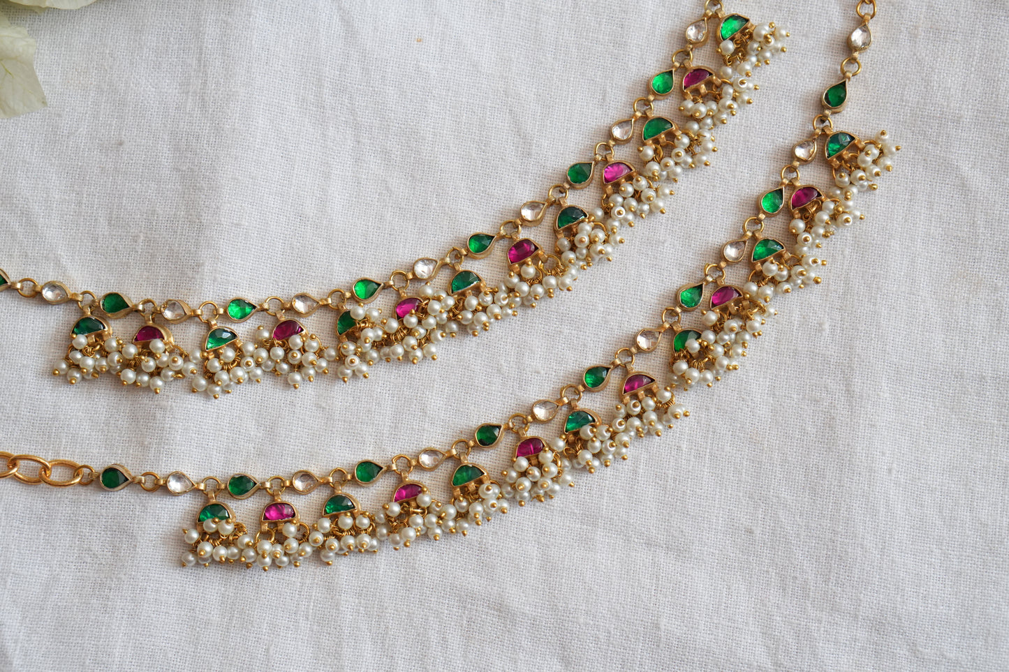 Kundan Earchain(9-345)(A) - JEWELSTYLE