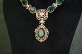 Polki Necklace Set (4-9452)(B)
