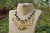 Beads necklace set (4-6691)(N)