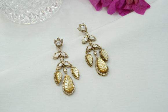 Polki Stone earring (1-4025)(B)