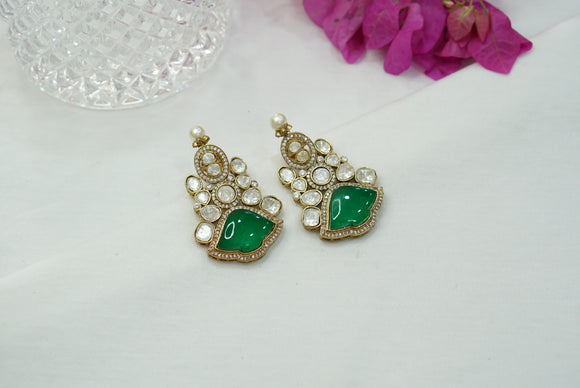 Polki Stone earring (1-4024)(B)