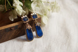 Blue stone Polki Earring (1-4233)(B)